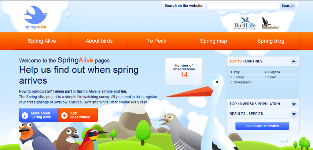 Spring Alive: help track spring&rsquo;s progress through Europe